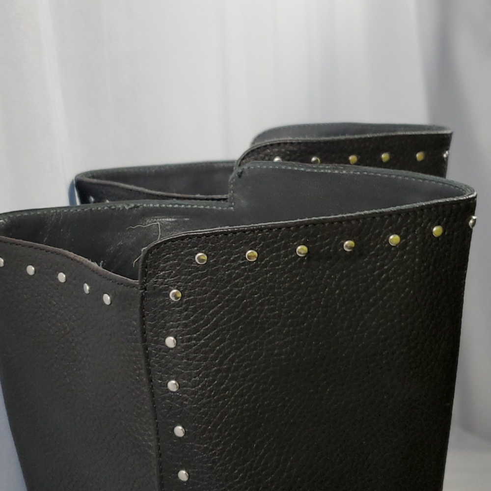 NWT Valentina Knee High Leather Womens Boots - Picture 7 of 14